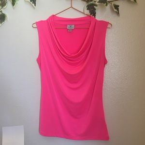 Worthington Pink Sleeveless Blouse S